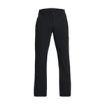 Under Armour Men's UA Tech Tapered Pant, Men's Golf Trousers, Stretchy Hiking Trousers, Tapered Trousers for Men Black