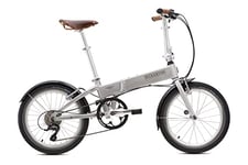 Bickerton Argent 1909 Folding Bike, Lightweight Adult Bike With Shimano 9 Speed Gear Range, 20" Classically Designed Fold Up Bike, Compact & Reliable Foldable Bike To Get You Moving, Easy Fold Bicycle