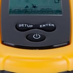 Portable Sonar Fish Finder HandHeld Depth Finder Alarm Sensor Detector Fishin GB