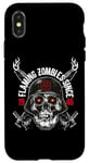 Coque pour iPhone X/XS Zombie Army Flaming Zombies depuis 1946