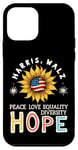 iPhone 12 mini Harris Walz Peace Love Equality Diversity Hope Sunflower Case