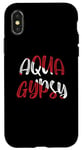 Coque pour iPhone X/XS Accessoires de plongée sous-marine – Drapeau de plongée Aqua Gypsy