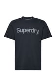 Superdry Core Logo City Loose Tee Marinblå