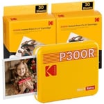 Kodak mini 3 ERA jaune 3X3 + 60 feuilles + KIT d'accessoires