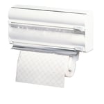 Rayen Kitchen roll Holder, ABS, White, 15"x4"x10"