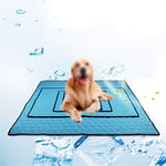 JZTRADE Cool Pads For Dogs Dog Cooling Pad Cooling Dog Mat Cat Mat Pet Cooling Mat Training Pads Cooling Pillow For Dogs Pet Mat Dog Cooling Dog Cool Mat blue,xl