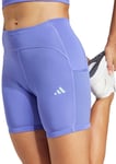 adidas Adizero Womens Short Tights Blue 4 Inch Running Fitted Sports Run Shorts