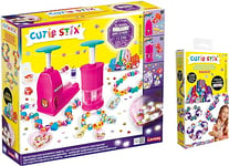 LOT - Cutie Stix - Set de Création et sa Recharge Magic - Jouet créatif enfant 6 ans et plus - Création de bijoux - Lansay