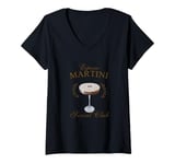 Womens Espresso Martini for Women Drinking Coffee and Vodka V-Neck T-Shirt