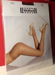 WOLFORD COLLANT SHEER 15 TIGHTS - NEARLY BLACK - TAILLE XS - NEUF