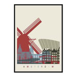 Poster Gallerix Amsterdam Landmarks