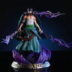 One Piece Anime Figur Roronoa Zoro Figurer 21 cm PVC-modellsamling Utsökt skrivbordsdekoration Staty Födelsedagsfestpresent