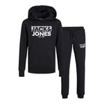 Jack & Jones Boy's Hoodie and Sweatpants (Set of 2)- Casual Sportswear Tracksuit