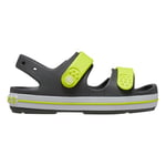 Crocs Unisex Kids Crocband Cruiser Sandal K, Slate Grey Acidity, 3 UK