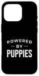 Coque pour iPhone 16 Pro Funny Puppy Dog Lover Powered by Puppies