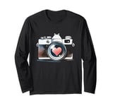 Photographer Photography Camera Heart Long Sleeve T-Shirt