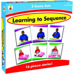 Carson Dellosa Education 140088 Carson-Dellosa Learning To Sequence 3-scene Board Game