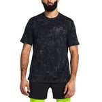 Men's T-Shirt Under Armour Vanish Energy Printeds Short Sleeve in Black