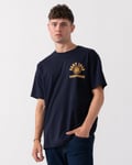 Gant Mens Crest Graphic T-Shirt - Dark Blue - Size Medium