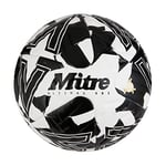 Mitre Ultimax One Ballon de Football Unisexe, Blanc/Noir/Noir, Pointure 38