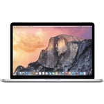 MacBook Pro Retina 13" Core i7 3 Ghz 16 GB 128 GB SSD Silver (2014) - Nytt batteri - Renoverad - Bra skick - Refurbished Grade C - Swedish keyboard