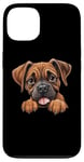 Coque pour iPhone 13 Boxer mignon pour homme et femme