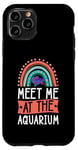 iPhone 11 Pro Meet Me At The Aquarium Boho Bohemian Rainbow Fish Tank Case