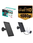 VIDEO SURVEILLANCE CAMERA INT/EXT PANNEAU SOLAIRE Connexion internet: Sans fil 