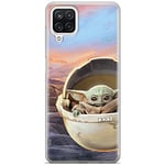 ERT GROUP mobile phone case for Samsung A12 / M12 original and officially Licensed Star Wars pattern Baby Yoda 005 optimally adapted to the shape of the mobile phone, case made of TPU