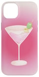 Coque pour iPhone 14 Plus Esthétique Rose Matrini Y2K Dirty Martini Lover Olive