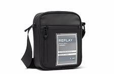 REPLAY Men's FM3649.000.A0313 Shoulder Bag, Black 098, OneSize