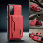 Samsung Galaxy S20 FE      Magnetic Wallet    Red