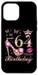 Coque pour iPhone 12 Pro Max 64 C'est mon anniversaire, 64 ans, c'est mon 64e anniversaire