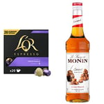 Coffee and Syrup bundle: 200 capsules L'OR Lungo Profundo and MONIN Premium Caramel Syrup 700 ml