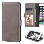 TCL 20 SE Case, Leather Wallet Case with Cash & Card Slots Soft TPU Back Cover Magnet Flip Case for TCL 20 SE