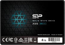 Silicon Power 4To Ssd 3D Nand A55 Slc Cache Performance Boost Sata Iii 2.5"7Mm (0.28") Internal Solid State Drive (Sp004Tbss3A55S25)