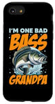 iPhone SE (2020) / 7 / 8 I'M ONE BAD BASS GRANDPA, for the fishing grandfather Case