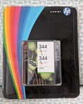 HP 344 Ink Cartridges Tricolor 2 Pack HP Deskjet Office Jet Photosmart New 7/12