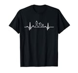 Chess Heartbeat Chess Master Player Gift design T-Shirt