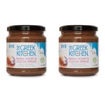 The Greek Kitchen Tahini, Honey & Cocoa Spread - Protein Rich, Palm Oil Free, No Added Sugar, 300g, Chocolate (Pack of 2)