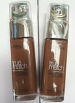 2 x  L'Oreal Paris True Match Liquid Foundation SPF 17 30ml 10N COCOA