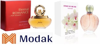 Modak 2 Pack women Perfume ETERNAL ROMANCE, Story of Orchid EDP 100ml