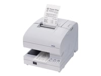 Epson Tm J7200 - Kvittoskrivare - Bläckstråle - Rulle (8,3 Cm), 230 X 297 Mm - Upp Till 98 Mm/Sek - Usb 2.0, Lan - Kniv - Vit