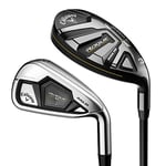 Callaway Golf Rogue St Max OS Lot de 8 Clubs de Golf Hybride en Fer pour droitier Tige en Acier Rigide Flex 3H 4H 5IR