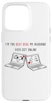 iPhone 15 Pro Max Laptops in Love: Online Couples Valentine Soulmates Women's Case