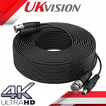 BNC DC CCTV CABLE VIDEO CAMERA DVR POWER EXTENSION LEAD 20M RG59 POWER UKvision