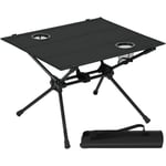 WOLTU Table de Camping Pliable, Table Pliante, Table Portable d'Extérieur pour Pique-Nique Pêche Plage Jardin, en Métal et en Oxford, 63x56x43 cm,