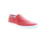 Lacoste Tatalya 0721 2 P CMA Mens Red Leather Lifestyle Trainers Shoes