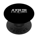 Je M'en Fou Je Suis Une Connasse Drôle Connasses PopSockets PopGrip Interchangeable