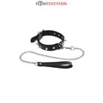 Collier Fetish à pointes et Laisse Domination BDSM - Fetish Tentation